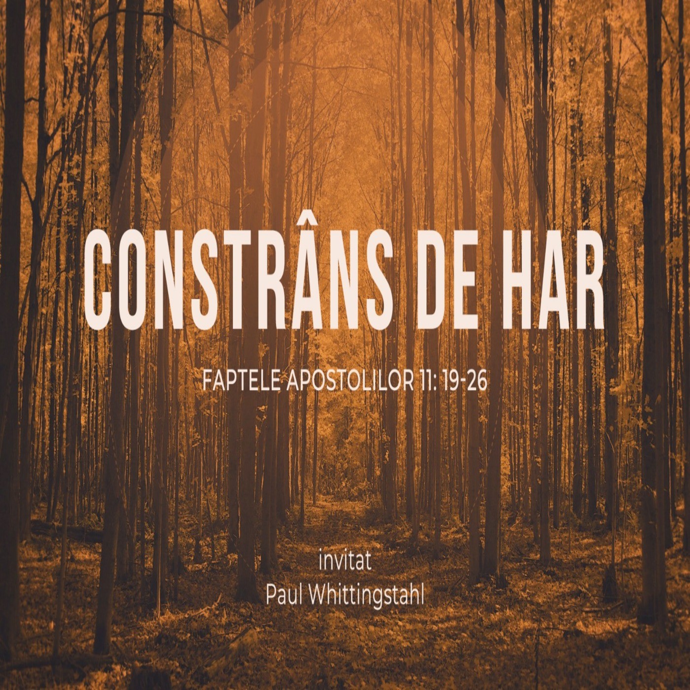 Paul Whittingstahl - Constrans de Har - Faptele Apostolilor 11: 19-26